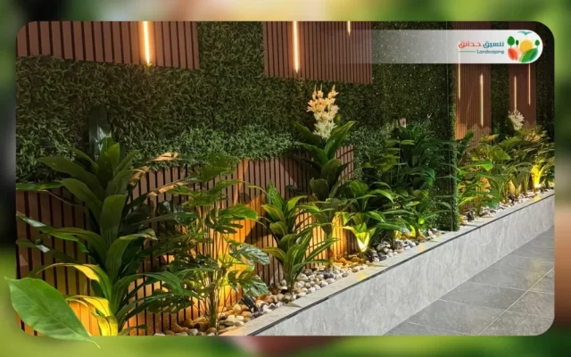 تكسيات حوائط من شركة تنسيق حدائق المعتمدة