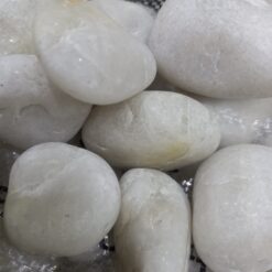 حجر زينة أبيض غامق (بحص) cm5-3 كيس 10