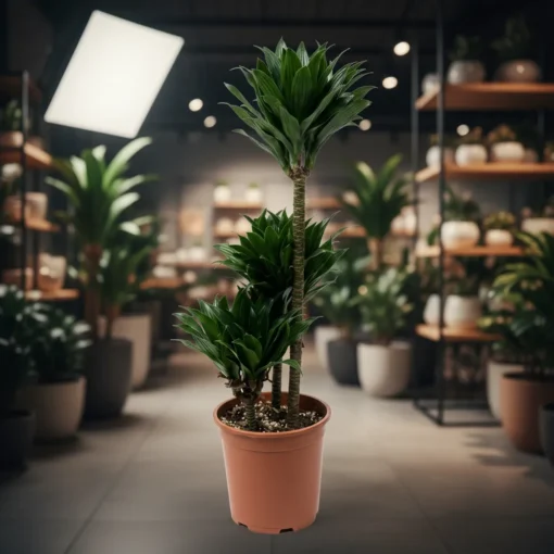 دراسينا كومباكتا 3 سيقان - مركن 24 سم | نباتات داخلية للمنزل
