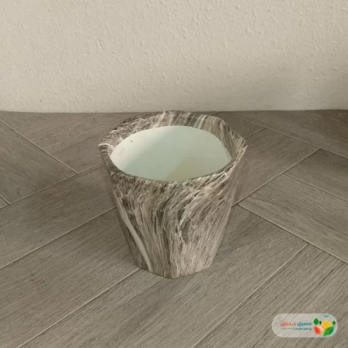احواض نباتات سيراميك بيج مضلع (3 مقاسات) - صورة 3 | مراكن وأصص نباتات